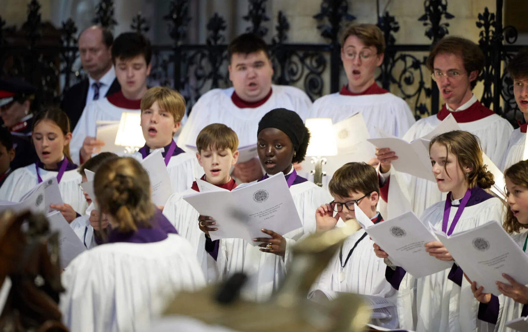 The choir of clerks, choristers of Frideswide voices choristers sing together