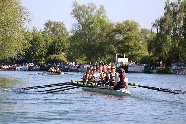 Christ Church Women's Eight winning Head of the River in 2023