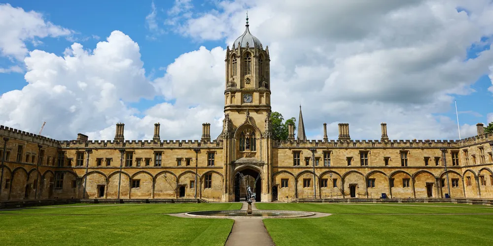 Tom Tower across the Great Quadrangle