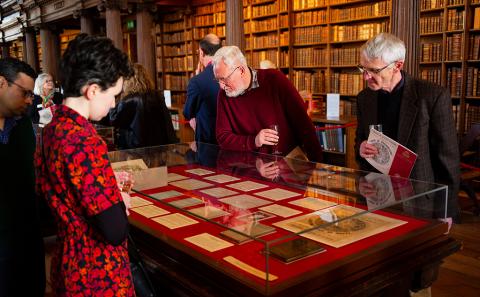 Treasures of the collection were on display during the event