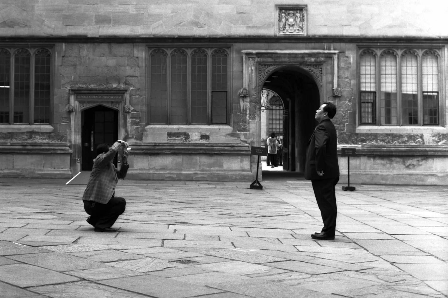 A photo by David Stumpp of people in Oxford