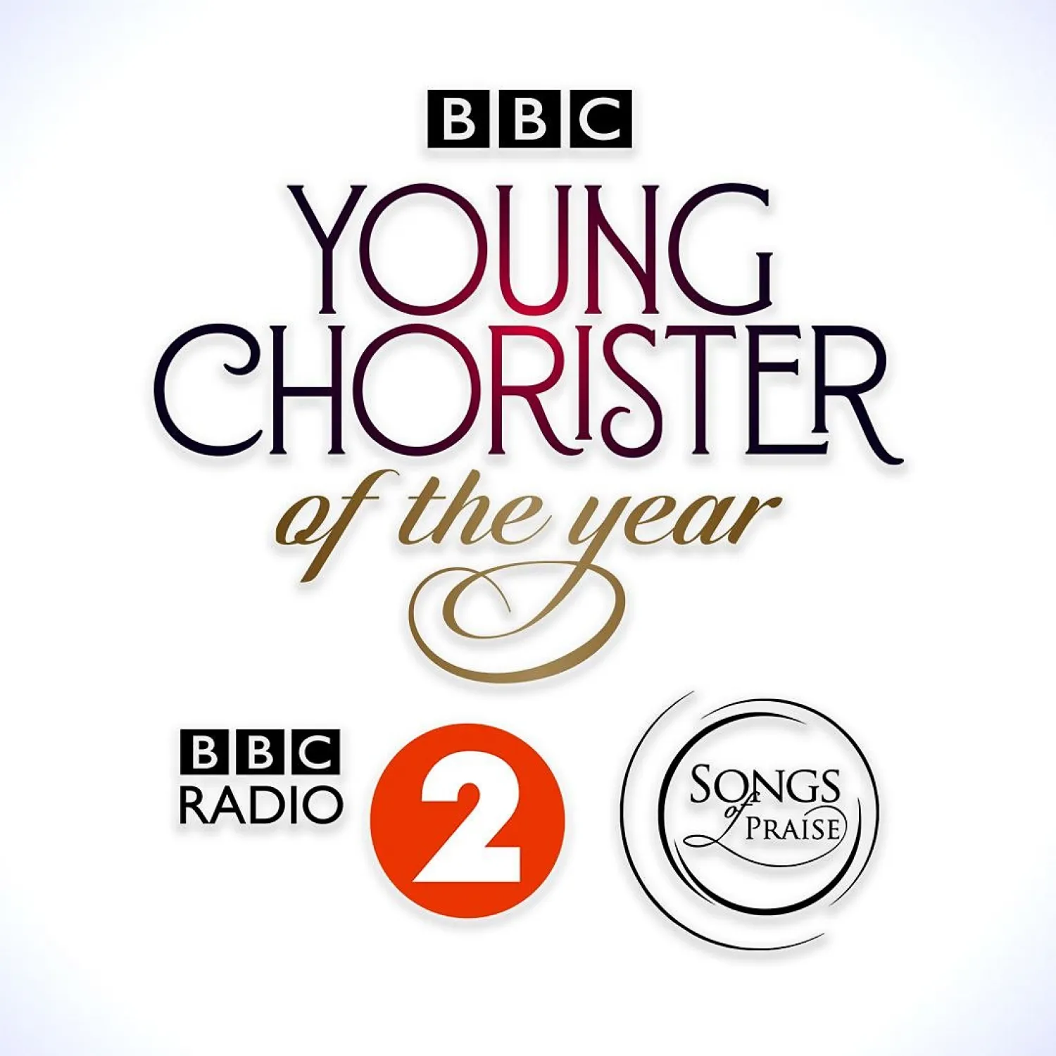 BBC Young Chorister of the year logo, with radio 2 logo below.